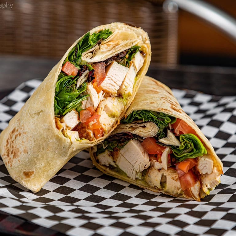 Delicious Chicken Caesar Wrap